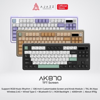 Ajazz AK870 Hot-Swappable Mechanical Keyboard