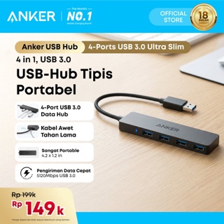 Anker 4-Port USB 3.0 Ultra Slim Data Hub