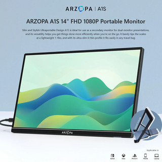 Arzopa A1 Gamut 15.6 inci Portable Monitor
