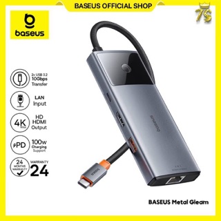 Baseus Metal Gleam Series 6-in-1 USB-C Hub