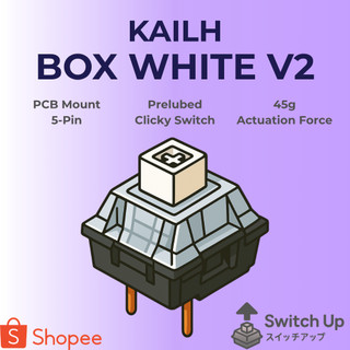 Kailh Box White V2 Clicky Switch (per butir)