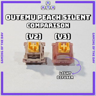 Outemu Peach Silent Linear V3 Switch (per butir)